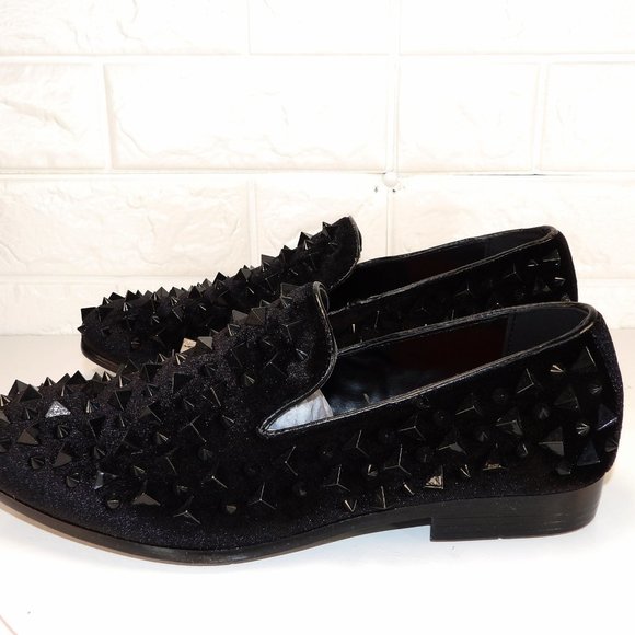 Tallia Treviso Black Velvet Chic Loafers 7.5 M main image 4